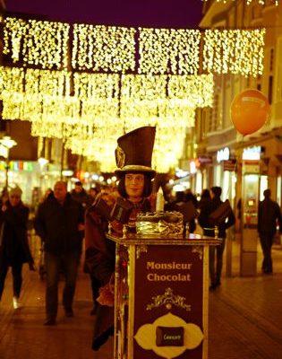 Monsieur Chocolat im weihnachtlichen Gütersloh